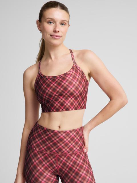 BEYOND YOGA Autumn Argyle SoftMark Slim Racerback High Cropped Tank
