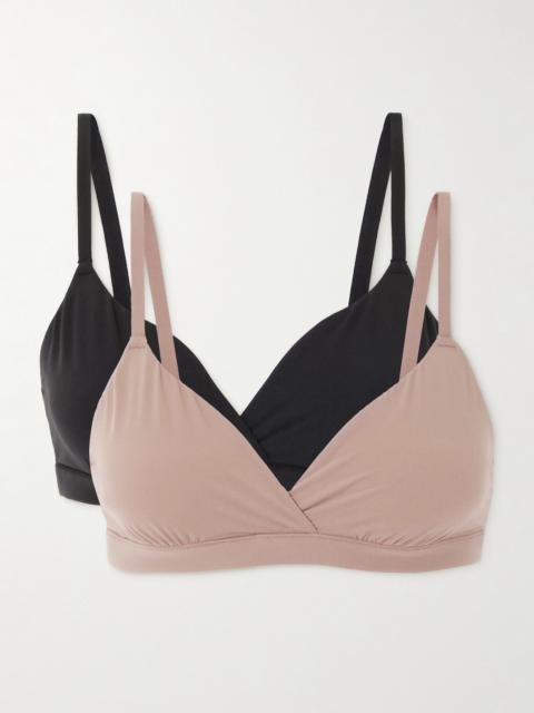SKIMS Fits Everybody Crossover Bralette Five-pack