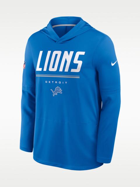 Nike Detroit Lions Sideline Men's Nike Dri-FIT NFL Long-Sleeve Hooded Top