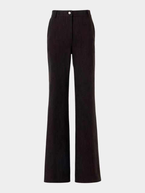 AKRIS Celia Denim Winter Pants