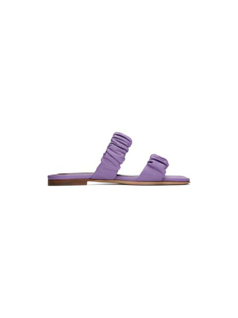 STAUD Purple Maya Sandals