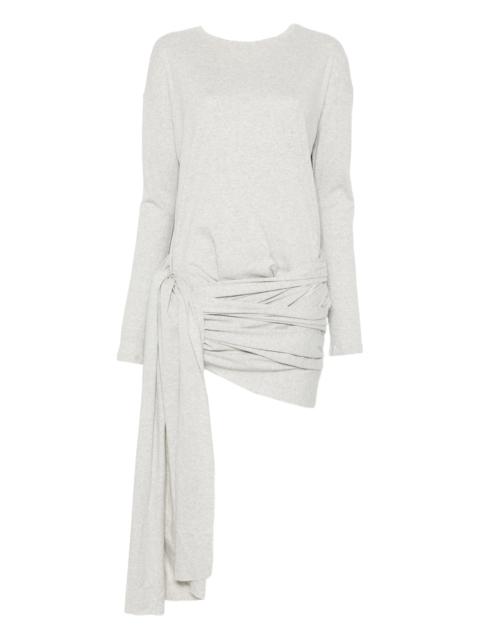 gimaguas Gimaguas Ashley Tie-front Draped Mini Dress