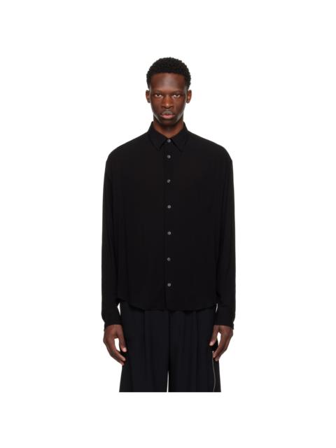 AMI Paris Black Boxy Shirt