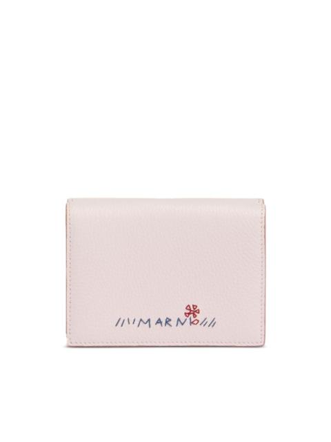 Marni flower-embroidered wallet