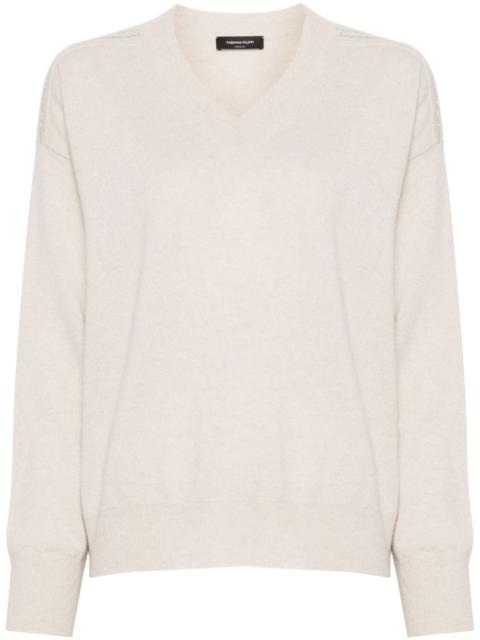 FABIANA FILIPPI ball-chain detailed sweater