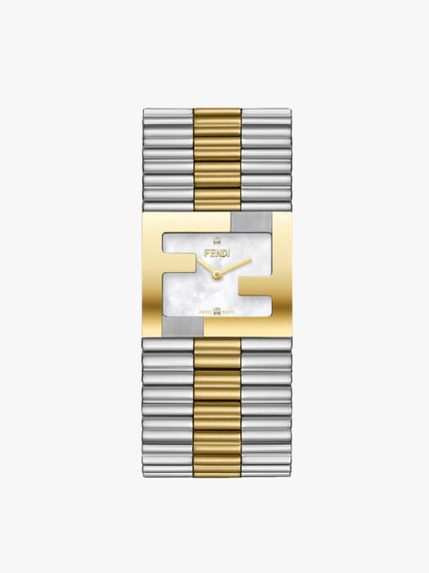 FENDI 24 x 20 MM - Watch with FF logo bezel