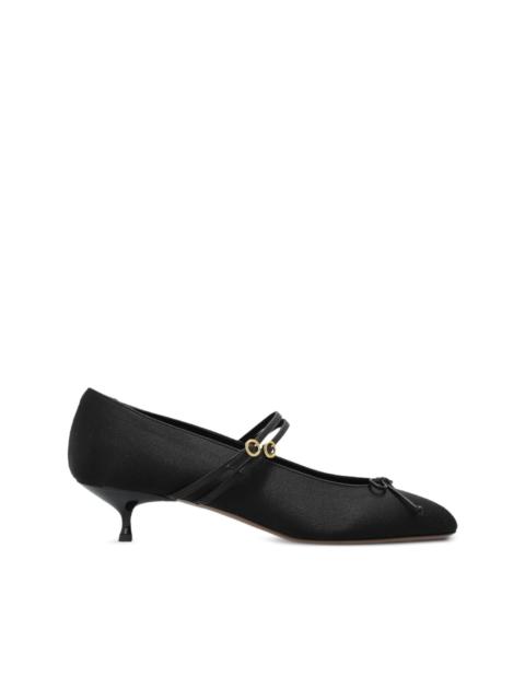 NEOUS 45mm Pha strap bow-detail pumps