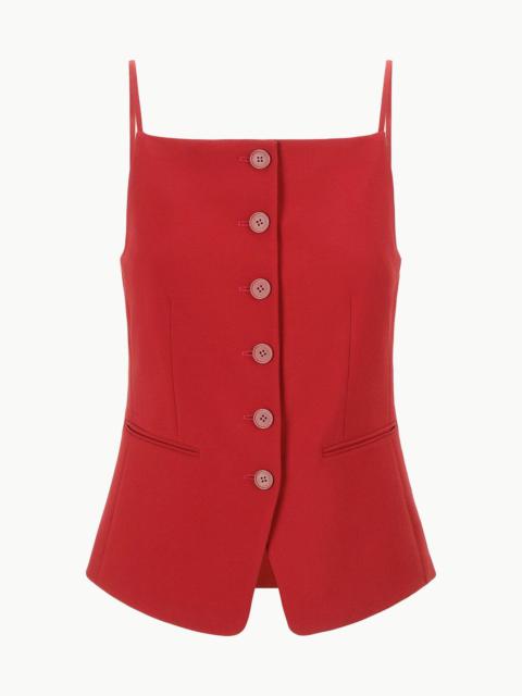 STAUD STAUD UNA TOP ROUGE