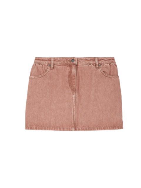 The Kooples SHORT PINK DENIM SKIRT