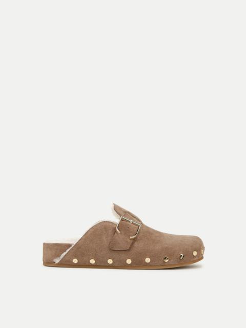 FERN SHEARLING CLOG