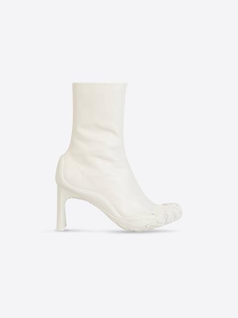 BALENCIAGA Women's Heeled Toe 80mm Bootie in White