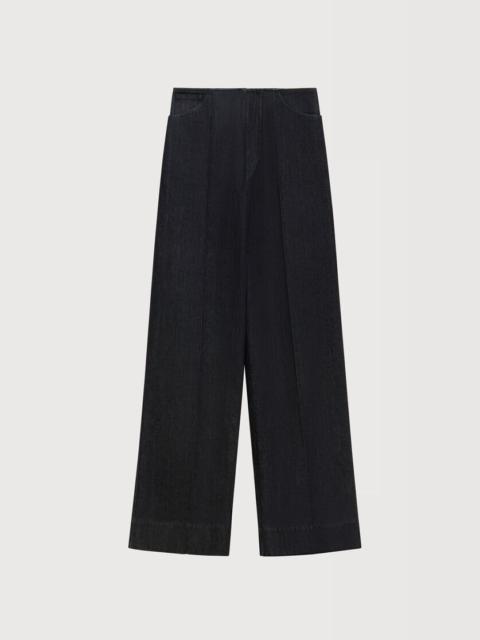 Marni DEEP BLUE DENIM TROUSERS WITH EXTERNAL SEAMS