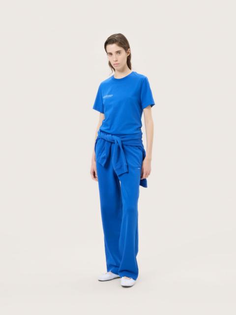 PANGAIA Womens Midweight Straight Leg Track Pants - Gaia Blue