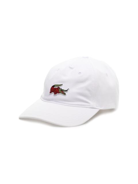 LACOSTE logo-patch cotton cap