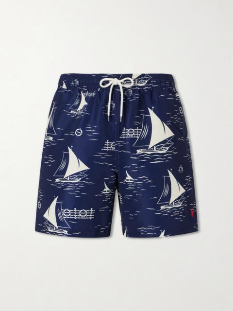 Polo Ralph Lauren Straight-Leg Mid-Length Printed Swim Shorts
