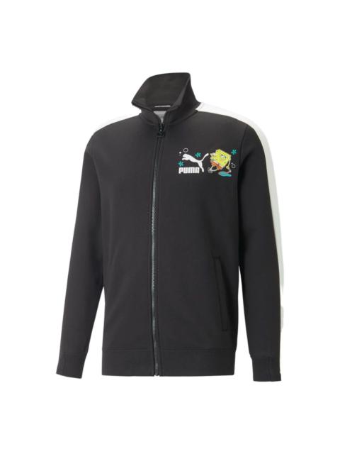 PUMA X Spongebob T7 Track Jacket 'Black' 538961-01