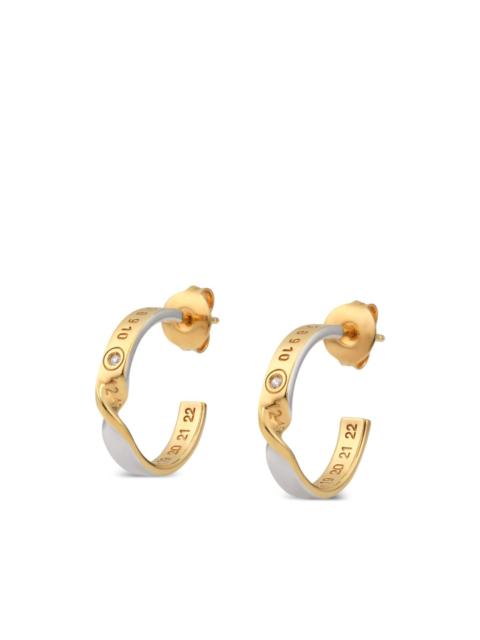 Maison Margiela Numeric diamond earrings