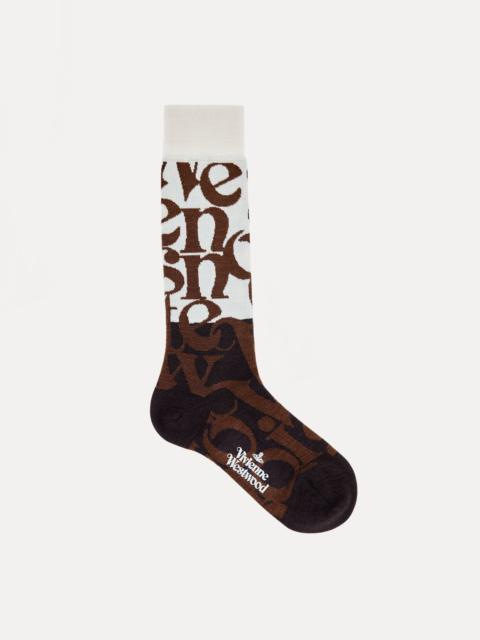 Vivienne Westwood LOGOMANIA SOCKS