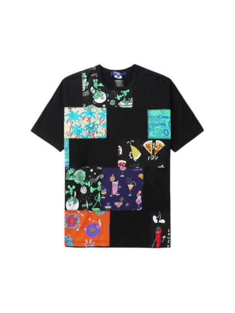 Junya Watanabe MAN x Lousy Livin patchwork cotton T-shirt