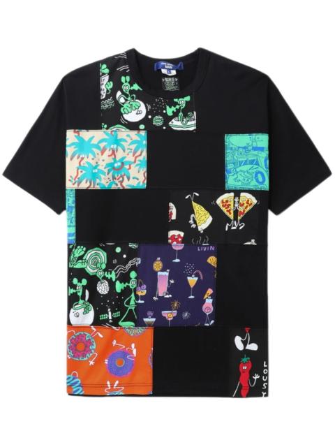 Junya Watanabe MAN x Lousy Livin patchwork cotton T-shirt