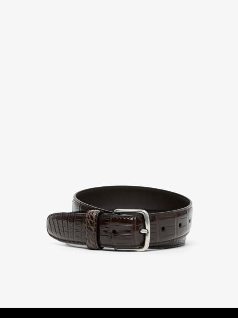 The Row Classic brown leather belt