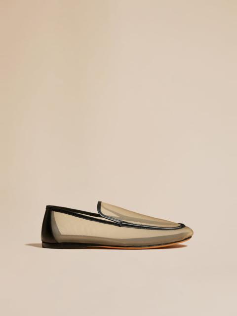 KHAITE The Alessia Loafer in Beige Mesh