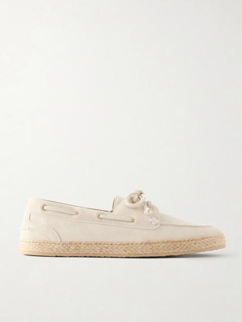 Brunello Cucinelli Suede Boat Shoes