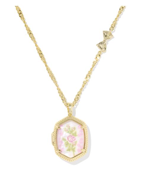 KENDRA SCOTT Kendra Scott x LoveShackFancy Daphne Gold Locket Necklace