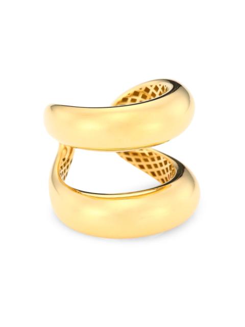 ROBERTO COIN Women's Classic 18K Yellow Gold Double-Band Ring - Yellow Gold