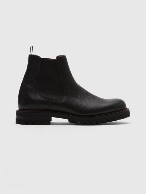 Soft Grain Leather Chelsea Boot