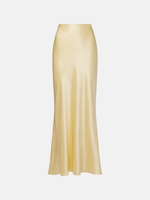 THE SEI Silk satin maxi skirt