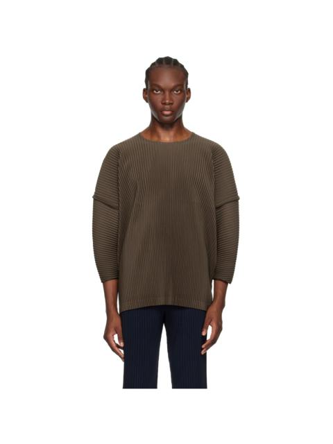 Khaki Monthly Color April Long Sleeve T-Shirt