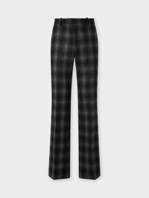Ferrari Straight-leg Tartan Wool Flannel Trousers