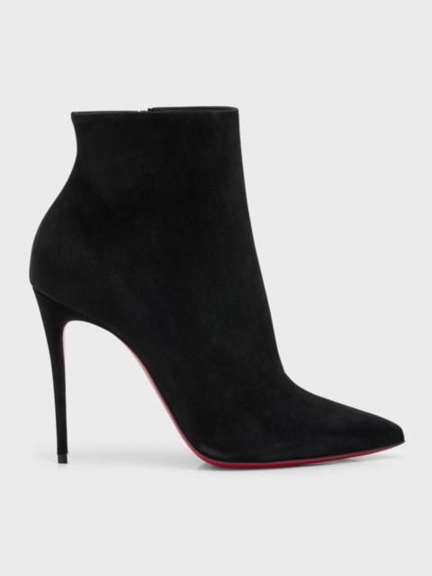 So Kate Suede Red Sole Booties
