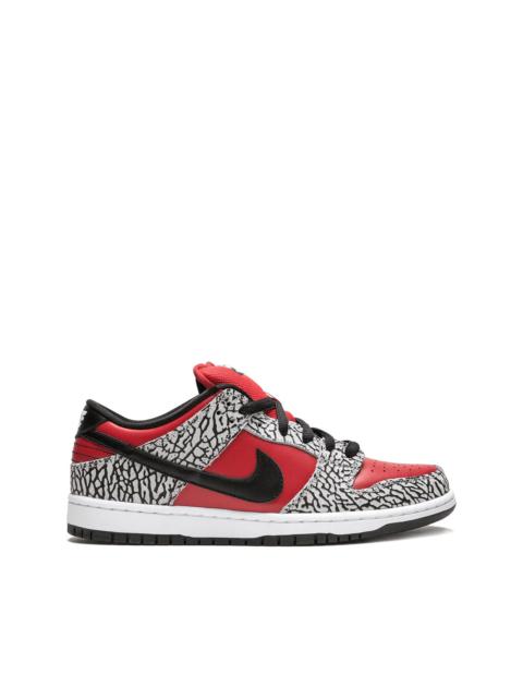 x Supreme SB Dunk Low Premium "Red Cement" sneakers