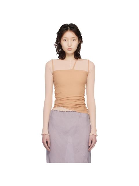 BASERANGE SSENSE Exclusive Tan Nida Tank Top
