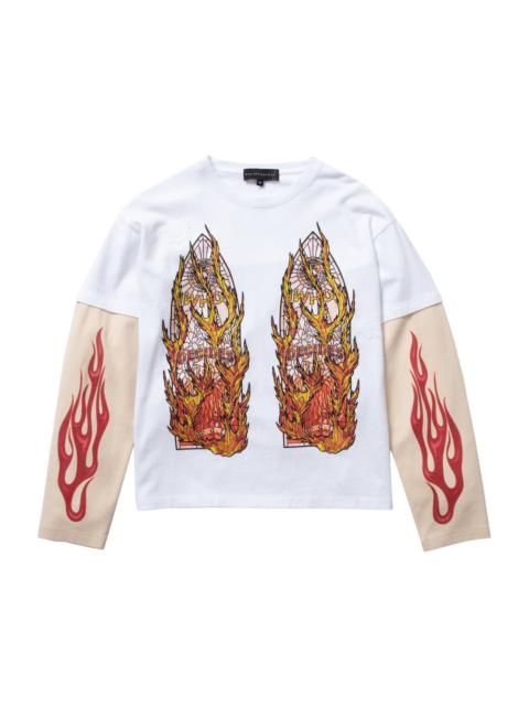 WHO DECIDES WAR FLAME GLASS DOUBLE JERSEY