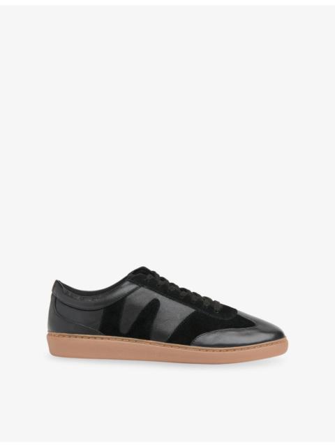 WHISTLES Suede And Leather Trainers