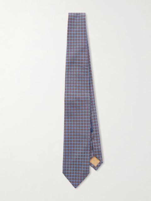THOM SWEENEY 9cm Printed Silk Tie