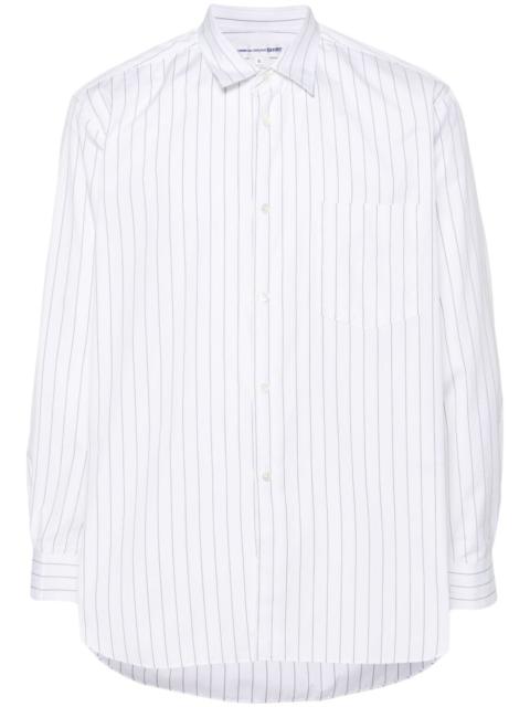 Comme des Garçons SHIRT striped cotton shirt