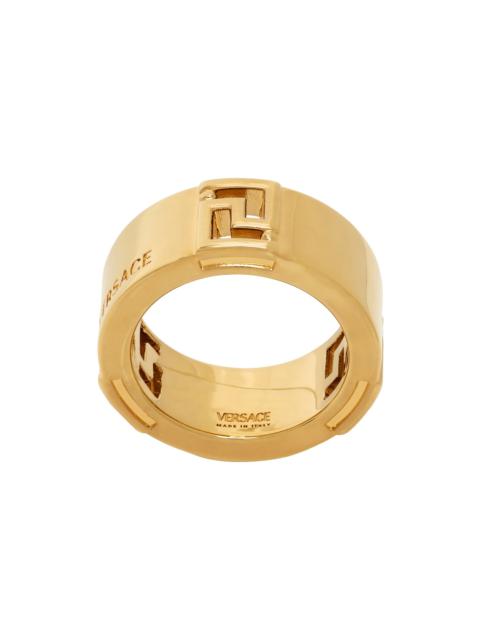 VERSACE Gold Band Ring