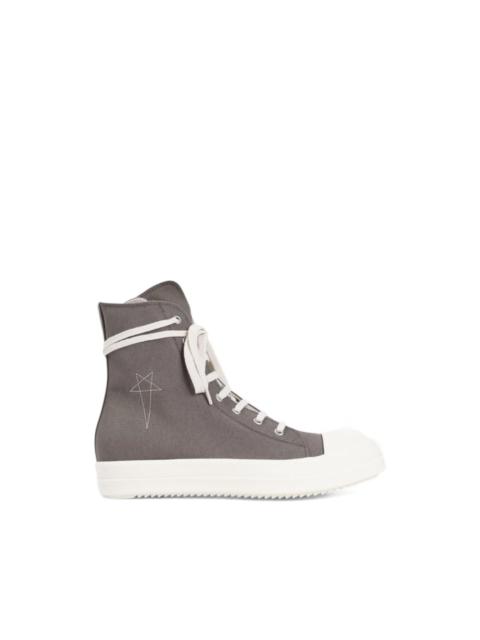 Rick Owens DRKSHDW pentagram embroidered ramones sneakers