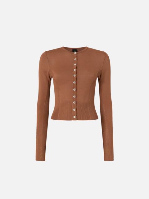 PINKO CARDIGAN WITH MOTHER-OF-PEARL BUTTONS