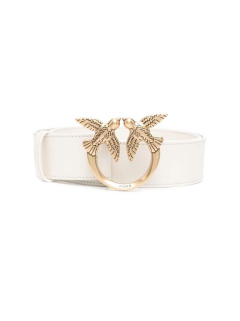 Love Birds leather belt