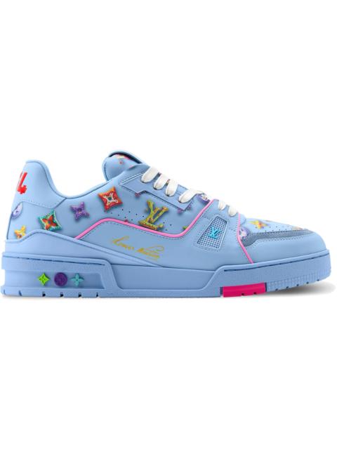 Louis Vuitton Louis Vuitton LV Trainer Monogram Donuts Blue