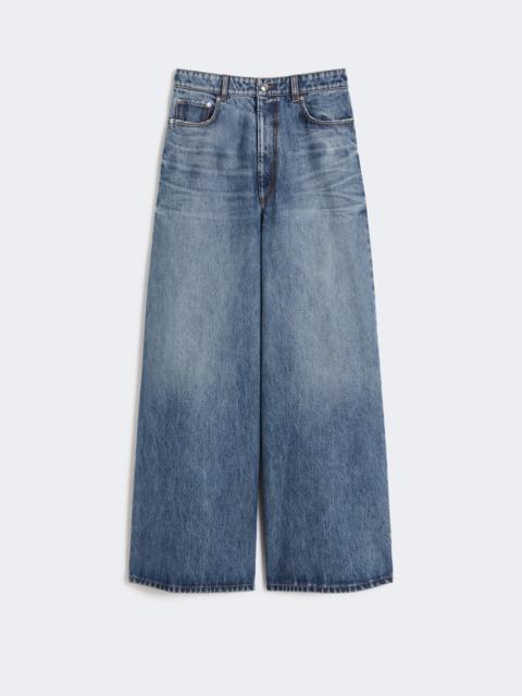 Sportmax Oversized low-waisted jeans - MIDNIGHTBLUE