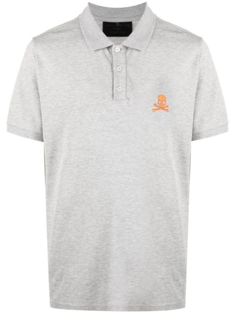 PHILIPP PLEIN skull-print short-sleeved polo shirt
