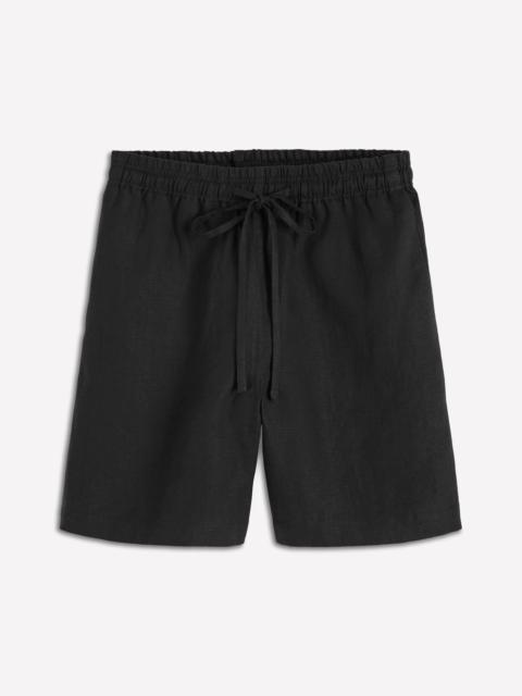 BODEN Islington Linen Shorts-Black