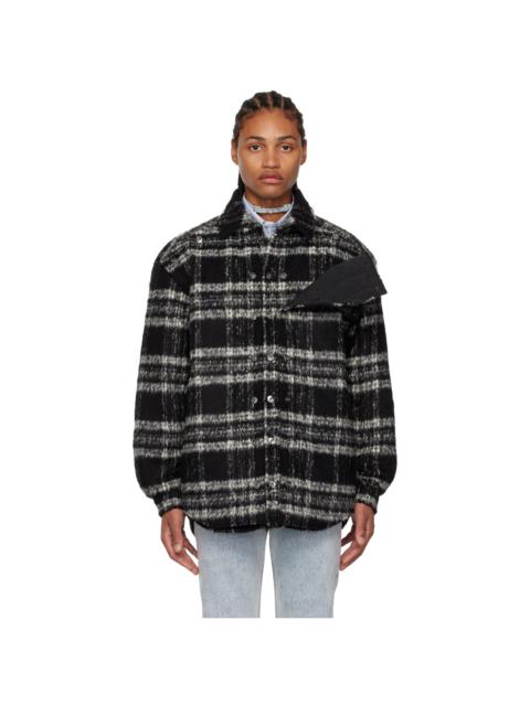 Y/Project Black Button Panel Jacket