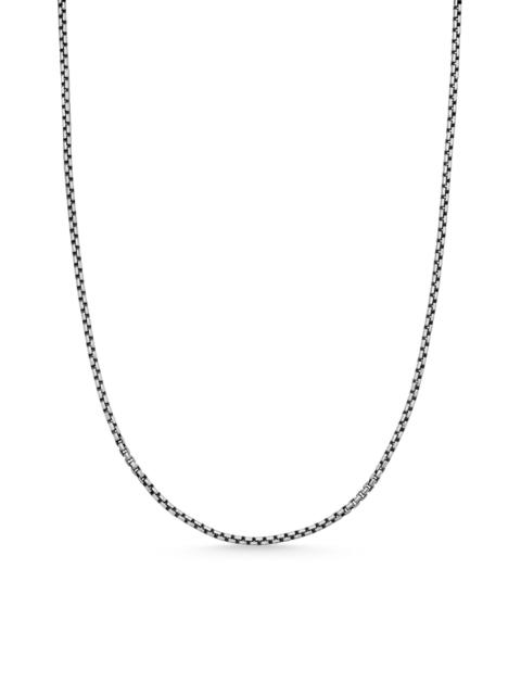 DAVID YURMAN Men's Box Chain Necklace - Sterling Silver